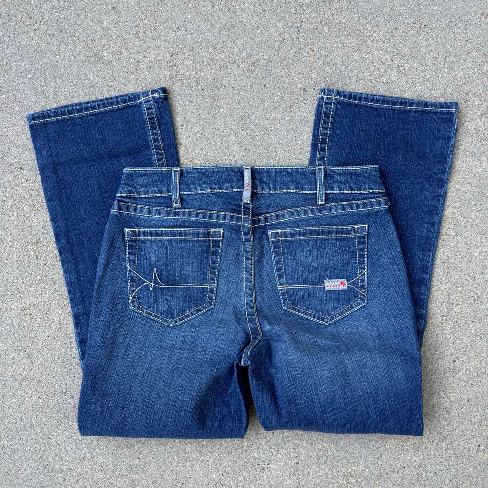 Ariat FR DuraStretch Basic Boot Cut Blue Jeans 31S Style 10016176